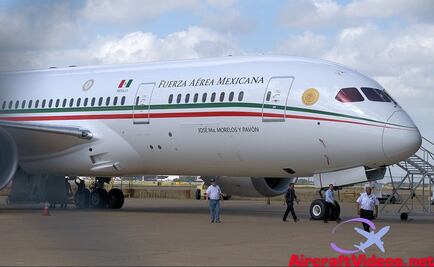 Hacen otra prueba con nuevo avión presidencial