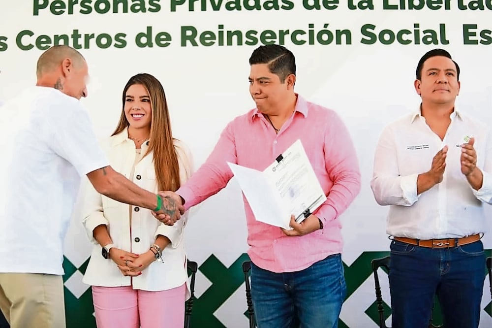 Gallardo Cardona (centro) señaló que en San Luis Potosí los cambios son una realidad. Foto: Especial
