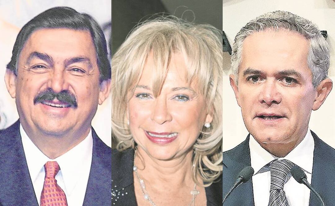 Napoleón Gómez Urrutia tiene doble nacionalidad, Olga Sánchez Cordero no cumple el plazo de separación del carg;  Miguel Ángel Mancera estar aún en el puesto le impide ser electo (FOTOS: ARCHIVO EL UNIVERSAL)