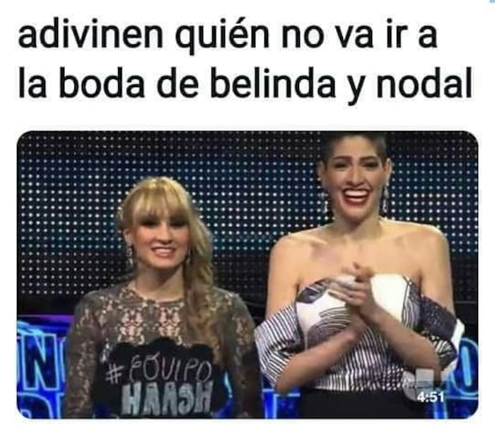 Los mejores memes del compromiso de Belinda y Nodal 