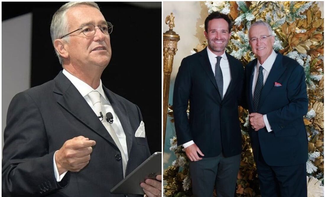 El empresario presumió lo orgulloso que está de su hijo Héctor Salinas Sada