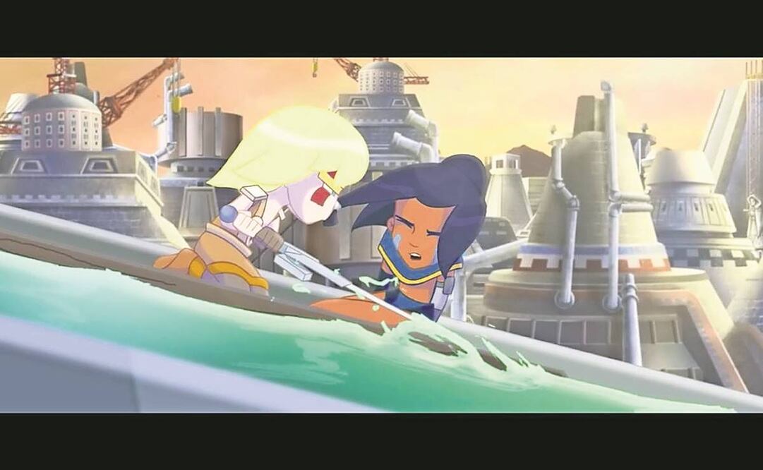 La película de fantasía está hecha en animación 2D (tradicional) e incluye elementos prehispánicos. Foto: BENITO FERNÁNDEZ