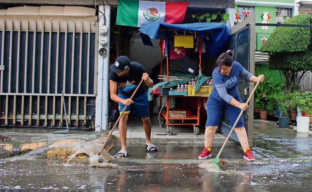 602 casas afectadas en CDMX por lluvias de los últimos días.
Foto Darío Luna / EL UNIVERSAL