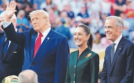 Sheinbaum asiste a la final, junto a Trump