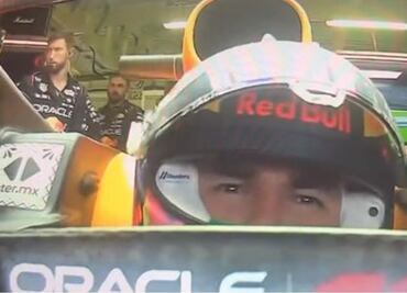 El emotivo video donde Checo Pérez llora en su auto tras quedar eliminado del GP de México