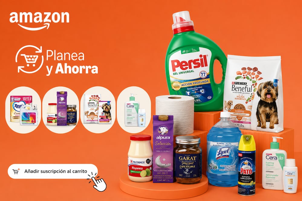 Agiliza y programa compras recurrentes en Amazon. Foto: Generada con IA