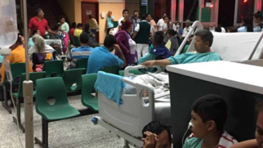 Por explosión de ventilador desalojan hospital del IMSS en Tapachula