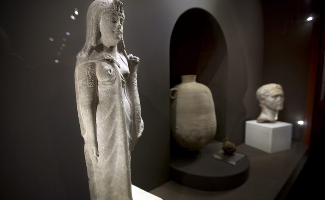 Una escultura de Cleopatra que puede ser vista en el Museo de Israel en Jerusalén. Foto:EFE/Jim Hollander