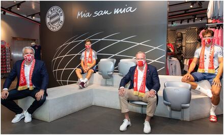 Récord del Bayern Munich; 100 mil mascarillas vendidas en un día