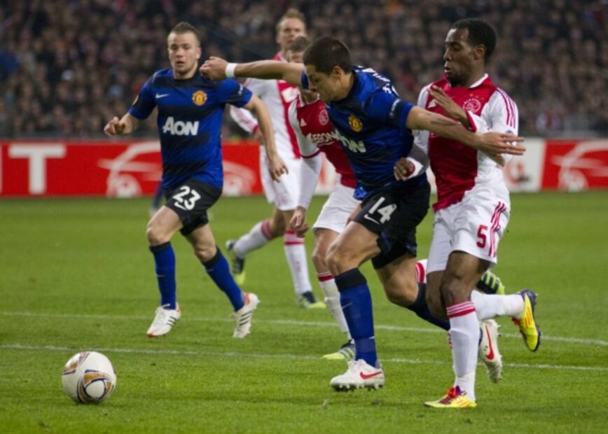 Los goles del "Chicharito" Hernández en la Europa League