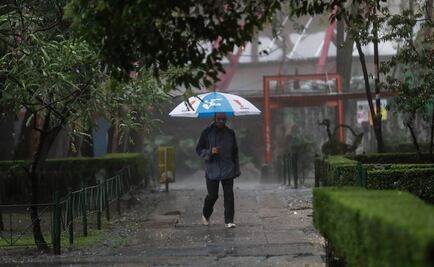 Llueve en cuatro alcaldías de CDMX