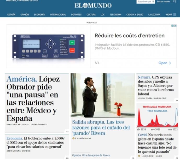 Principales periódicos de España destacan dichos de AMLO sobre “pausa” en relaciones con México