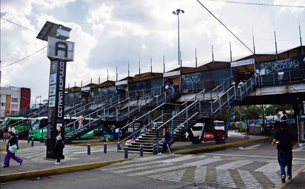 Al ser el Centro de Transferencia Modal más cercano al Estadio Azteca se contempla una inversión inicial de al menos 25 millones de pesos para su modernización, con el objetivo de ofrecer un servicio eficiente, seguro y accesible. Foto: Archivo/EL UNIVERSAL