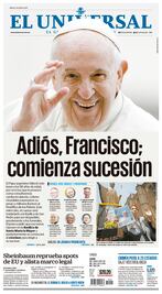 Portada impresa del 22 de abril de 2025