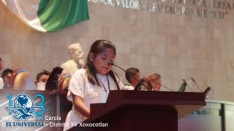 Diputada infantil de Oaxaca pide justicia por el asesinato de su madre