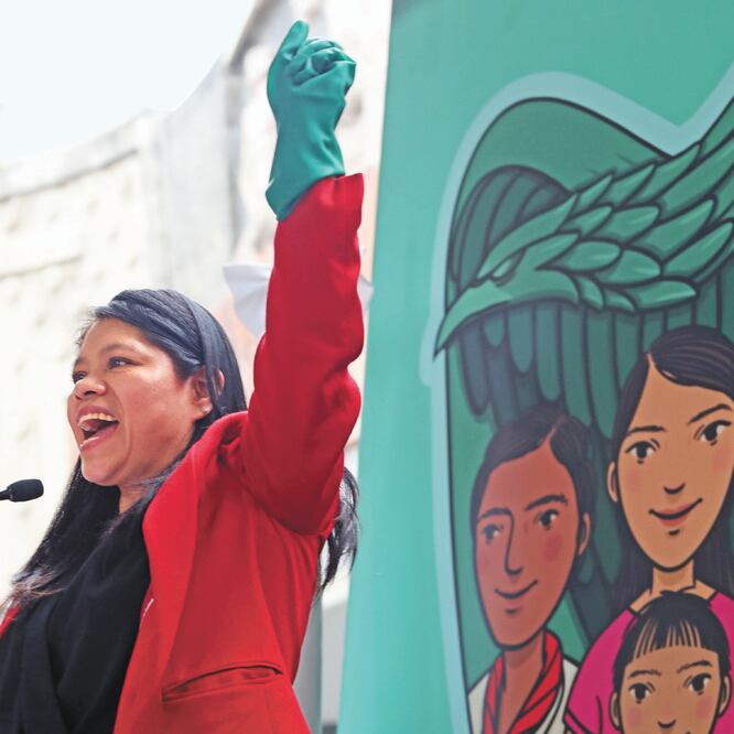 Celebran avance. Marcelina Bautista, líder del Centro de Apoyo y Capacitación para Empleadas del Hogar, celebró el reconocimiento al trabajo de hombres y mujeres. BERENICE FREGOSO. EL UNIVERSAL