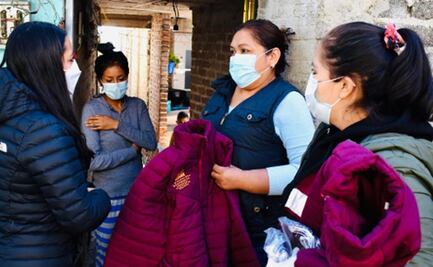 Ante bajas temperaturas, dan chamarras y cobijas a personas vulnerables en la Magdalena Contreras