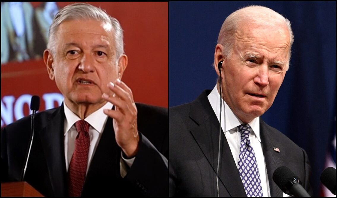 presidente Andrés Manuel López Obrador y su homólogo de Estados Unidos, Joe Biden,
