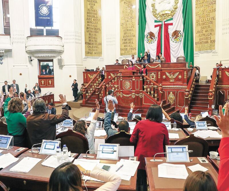 Legisladores del Congreso capitalino tienen hasta el 15 de diciembre para ap robar el presupuesto de egresos enviado por la jefa de Gobierno, Claudia Sheinbaum. ARCHIVO EL UNIVERSAL