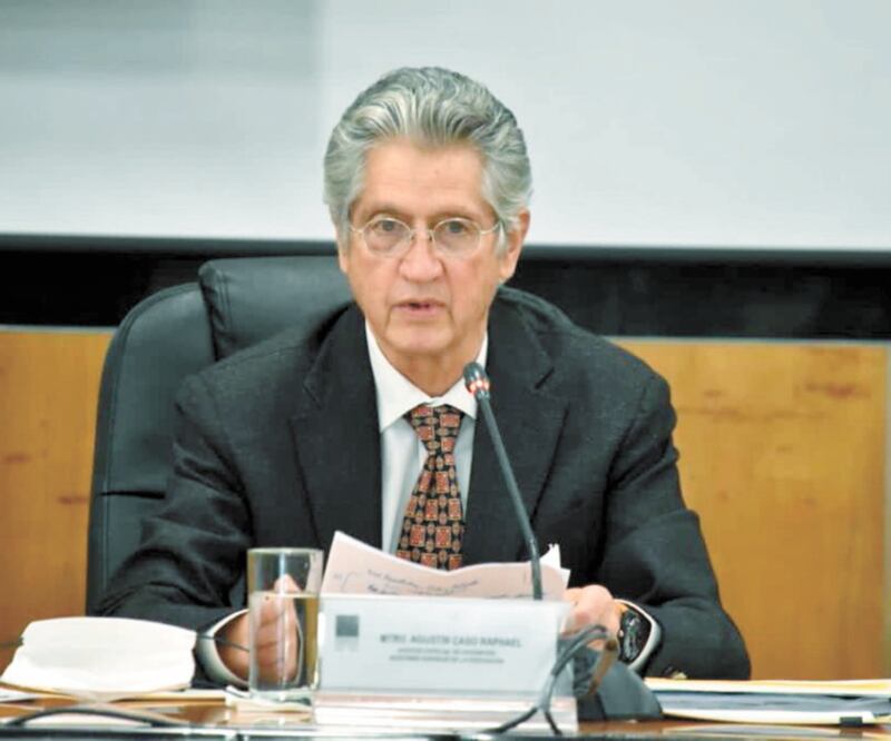 El auditor especial Agustín Caso Raphael asegura que respeta mucho la investidura presidencial, pero las auditorías son apegadas a la norma. Foto: ESPECIAL