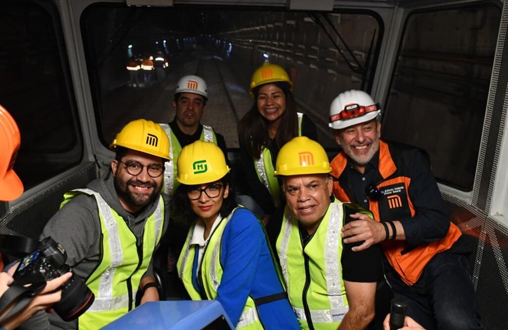 Rehabilitación del túnel de la Línea 12 con avance del 85%; diputados locales recorren el lugar