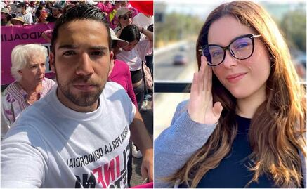 Estefanía Veloz y Luis Felipe Calderón se enganchan en redes y así debaten sobre acoso a hijos de presidentes