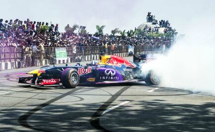 El Zócalo recibe autos de la F1