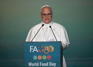 Papa León XIV denuncia uso del hambre como arma de guerra y pide a mandatarios "no mirar hacia el otro lado"