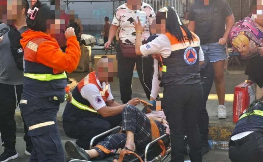 Dos mujeres heridas de arma de fuego en la alcaldía Cuauhtémoc (05/01/2026). Foto: Especial