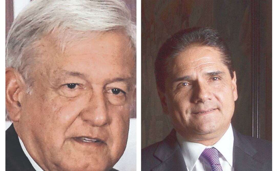 Andrés Manuel López Obrador y Silvano Aureoles. FOTOS: EL UNIVERSAL