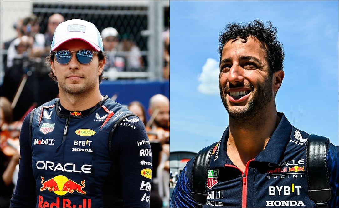 Checo Pérez y Daniel Ricciardo en Red Bull  - Foto: Especial