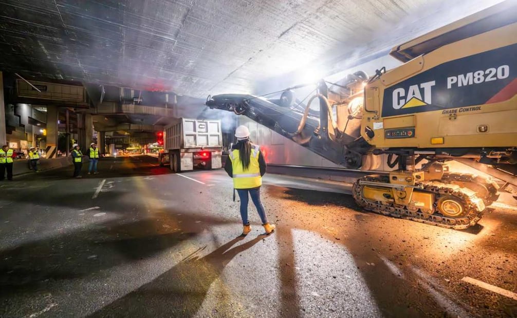 Reconstrucción del Periférico Norte avanza según lo esperado (23/03/20226). Foto: Especial