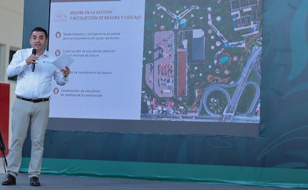 Efraín Morales, director de la Comisión Nacional del Agua (Conagua) durante conferencia de la presidenta Sheinbaum en Acapulco, Guerrero (09/01/2026). Foto: Presidencia