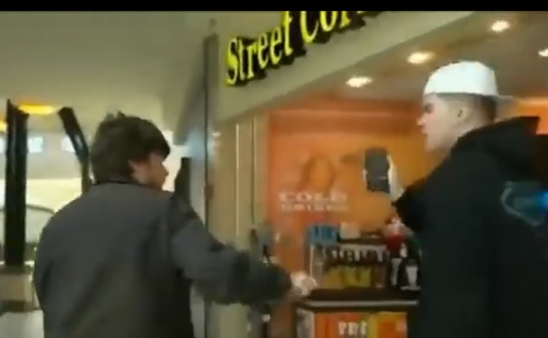 Repartidor dispara a bromista de YouTube en EU. Foto: tomada de video