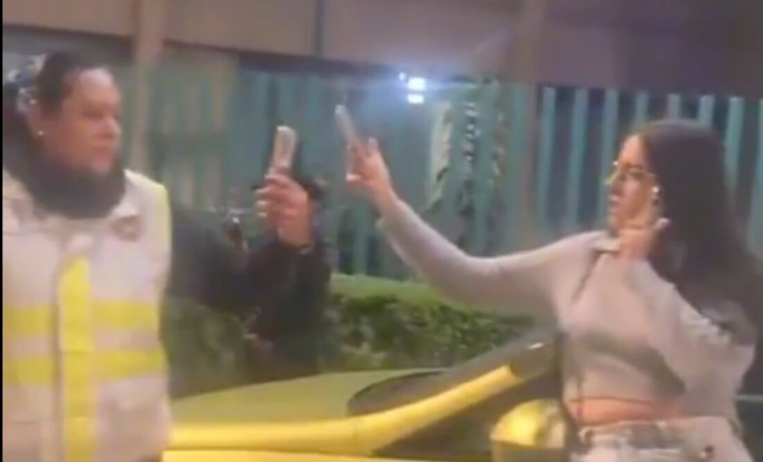 Policía agredida en punto del alcoholímetro presenta denuncia; SSC brindará acompañamiento. Foto: Captura de pantalla