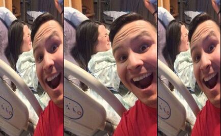 Critican a hombre por peculiar selfie