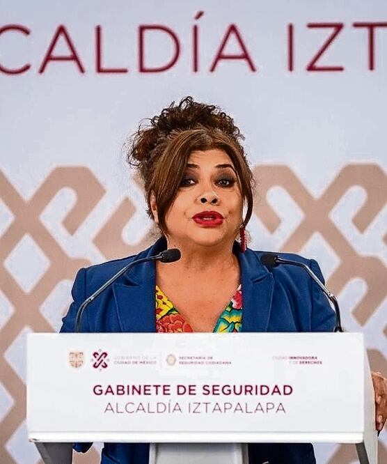 Clara Brugada expuso que ha bajado la incidencia delictiva. Foto: ,Especial