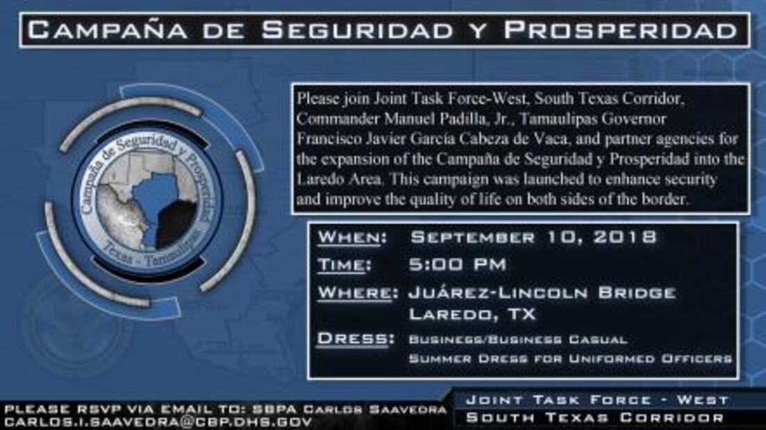 Expanden Tamaulipas y Texas campaña de seguridad fronteriza