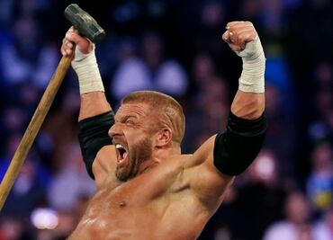 WrestleMania 35, Triple H se juega la carrera