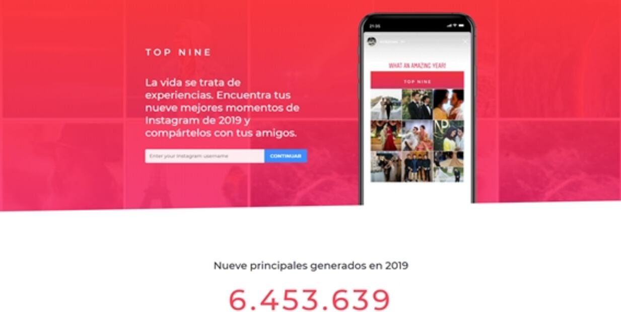 Cómo ver tu Top Nine de Instagram