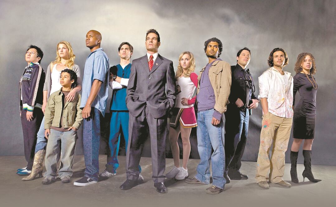 La historia tuvo cuatro temporadas. Jack Coleman (al centro) fue uno de los protagonistas. Foto: SYFY