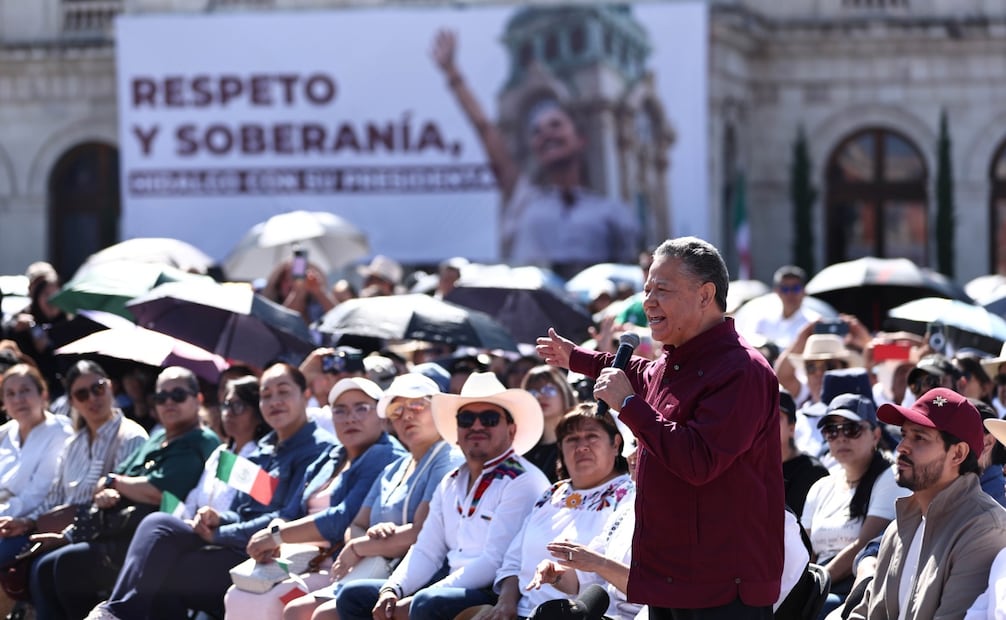 Gobernador de Hidalgo, Julio Menchaca Salazar, reitera respaldo a Sheinbaum. Foto: especial