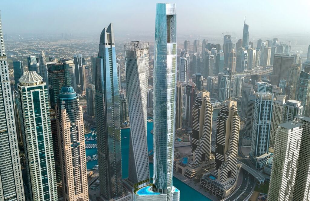 Se contempla que el hotel tenga una altura aproximada de 360 metros / Foto: The First Group