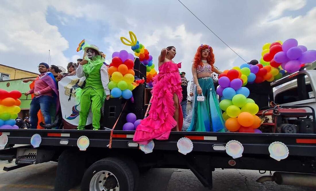 Los convoyes decorados con globos y banderas de colores, invitaron a la gente a unirse a esta fiesta. Foto: Claudia González / EL UNIVERSAL