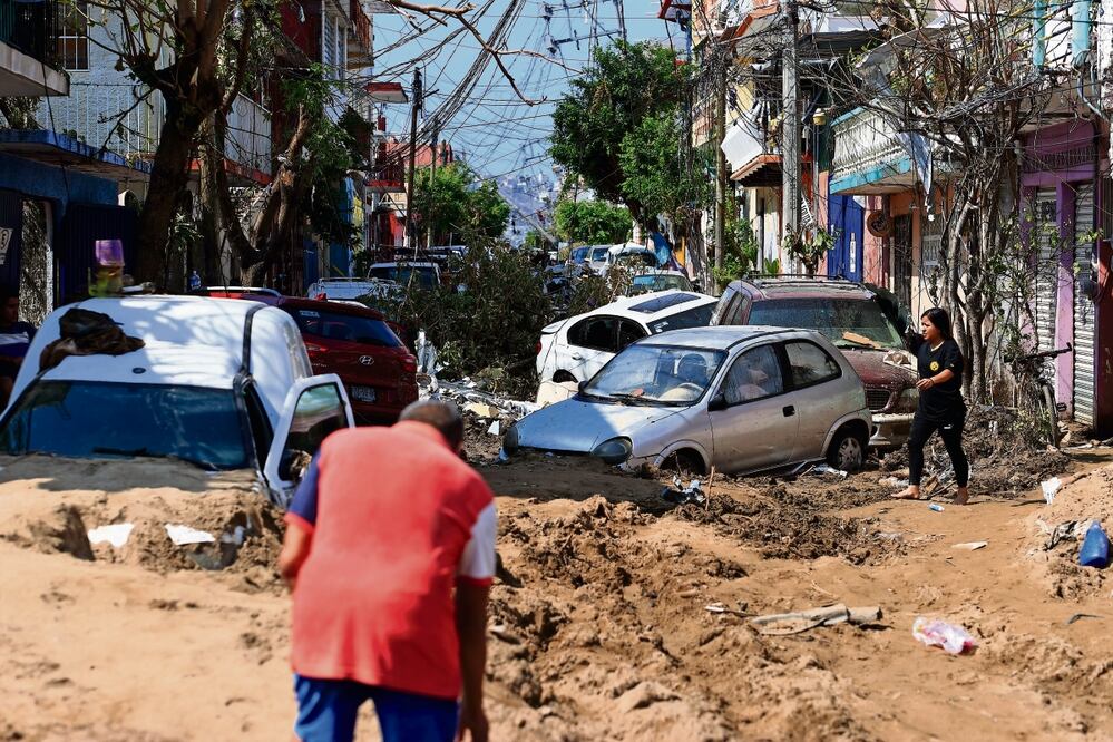 Daños causados por el huracán Otis en Acapulco. Foto: Archivo