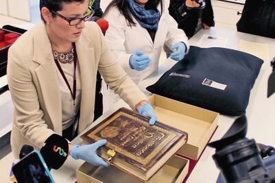 Constitución llega a Palacio Nacional 