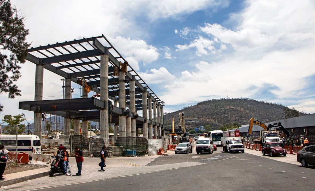 Se prevé que la primera parte de la rehabilitación del Cetram Indios Verdes se concluya este año. Foto: Gabriel Pano / EL UNIVERSAL