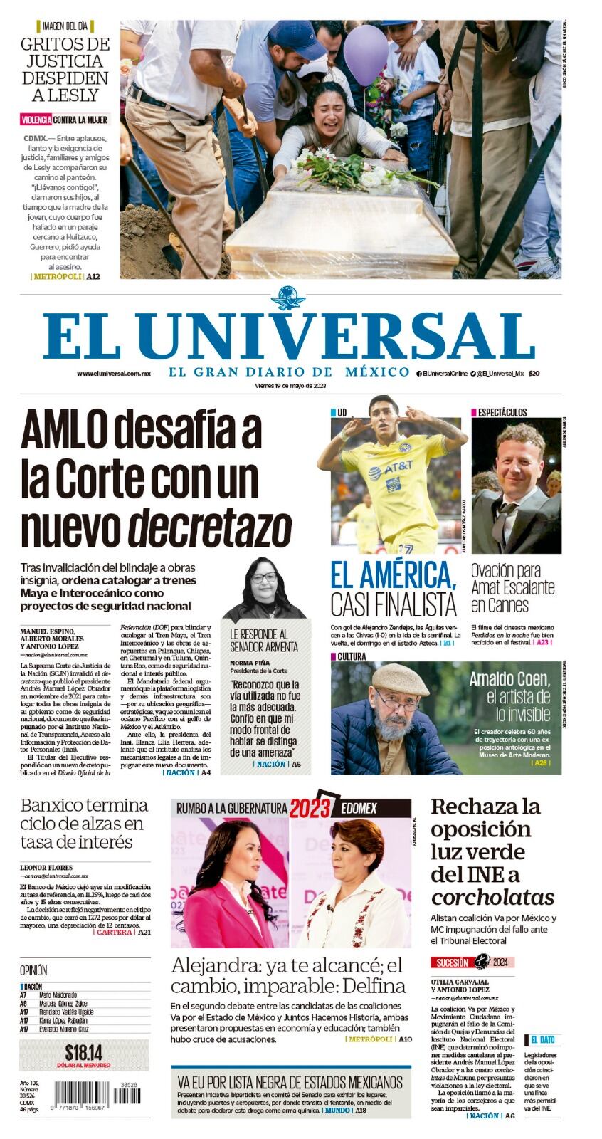 Portada impresa