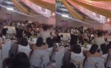 Balacera en XV años en Guanajuato deja un muerto y cuatro heridos, VIDEO