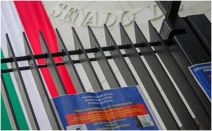 Trabajadores del Poder Judicial hacen guardia en San Lázaro como protesta por reforma de AMLO